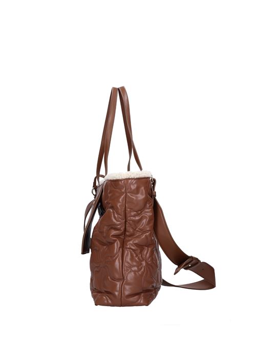 Borsa in ecopelle ROBERTA DI CAMERINO | C02184MARRONE-CREMA
